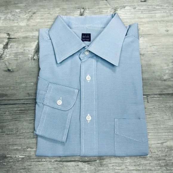 Ike Behar Shirts | Ike Behar Blue & White Horizontal Stripe Dress Shirt 16.5-35 | Color: Blue/White | Size: 16.5 | Abenne37's Closet Ike Behar Shirts | Ike Behar Blue & White Horizontal Stripe Dress Shirt 16.5-35 | Color: Blue/White | Size: 16.5 | Abenne37's Closet
